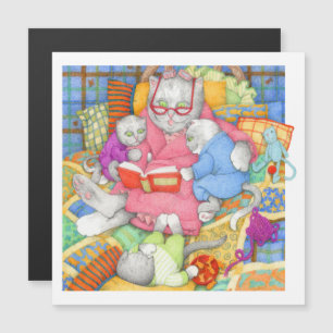 BEDTIME STORY Magnetic Card - White