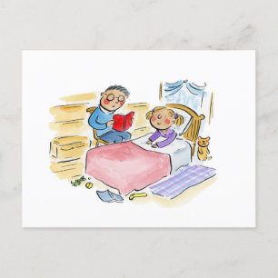 Bedtime Story Postcard