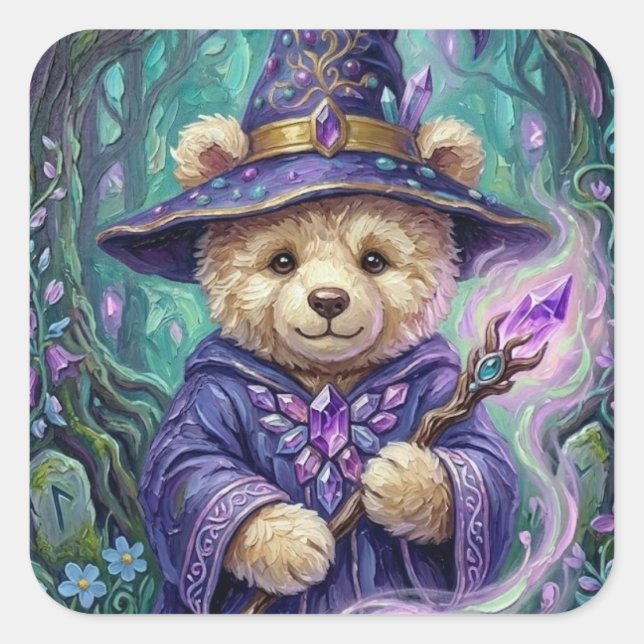 BedTimeSpell2 Square Sticker (Front)
