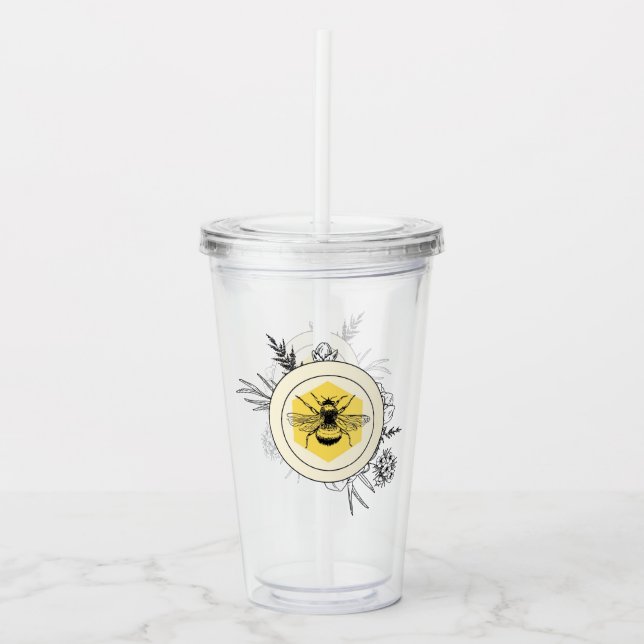 Bee Acrylic Tumbler (Front)