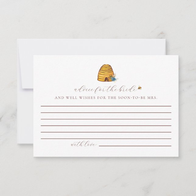 Bee Advice for the Bride Cards (Front)