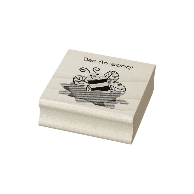 Bee Amazing personalise stamp (Stamp)