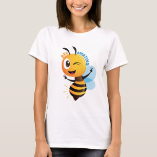 Bee Amazing T-Shirt – Cute Inspirational Honeybee 