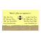 Bee and Burlap Baby Registry Card