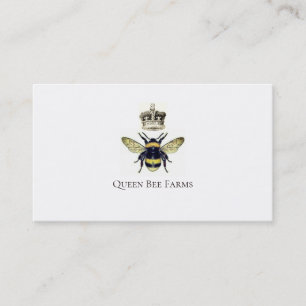 Bee And Crown Beekeeping Farm Honey Bee Business Card