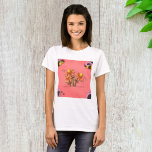 Bee And Flowers T-Shirt