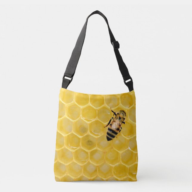 bee and honeycomb crossbody bag (Front)