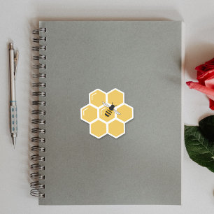Bee and Honeycomb Sticker