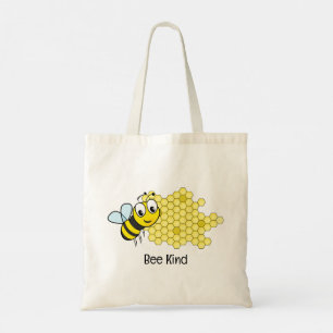 Bee and Honeycomb Tote Bag
