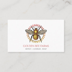 Bee Apiary Beekeeper Farm Honey Products Business Card