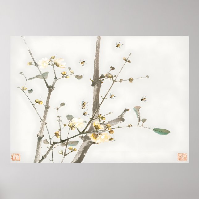 Bee Art Poster (Front)