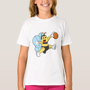 Bee as Basketball player with Basketball T-Shirt