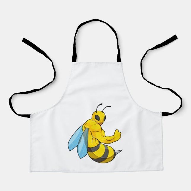 Bee as Bodybuilder Apron (Front)