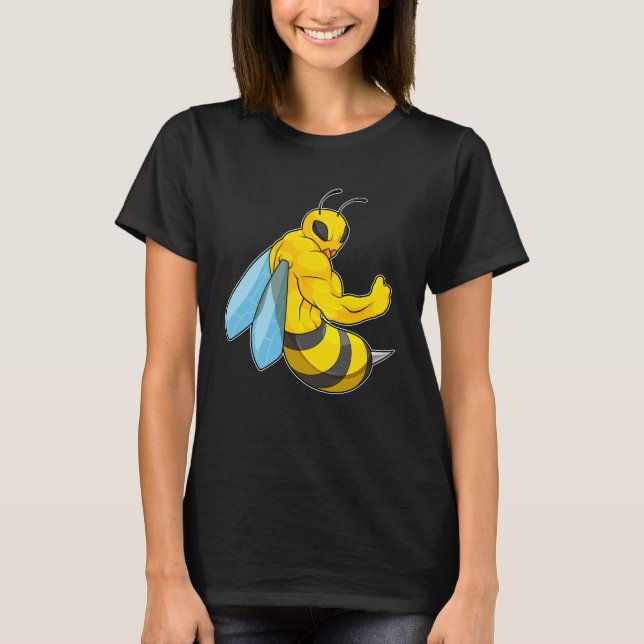 Bee as Bodybuilder T-Shirt (Front)