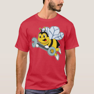 Bee as Mechanic with Wrench T-Shirt