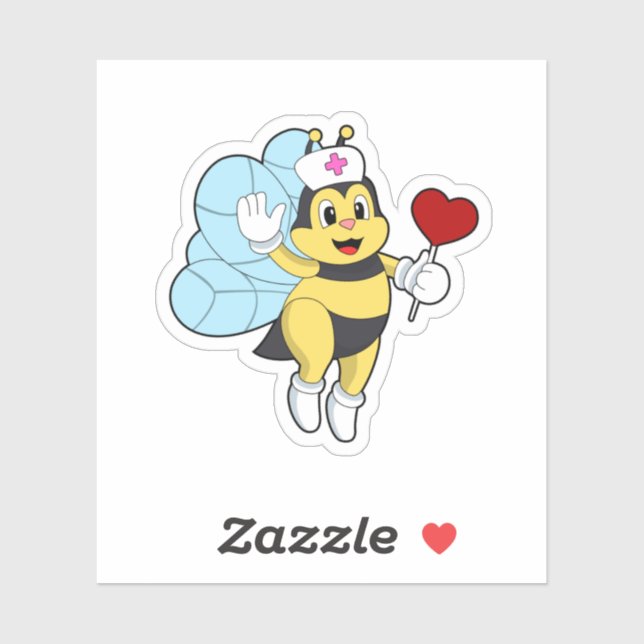 Bee as Nurse with Heart.PNG (Sheet)