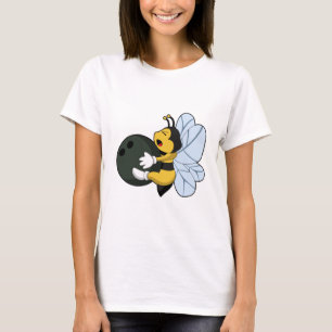 Bee at Bowling with Bowling ball T-Shirt