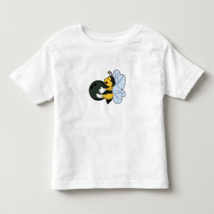 Bee at Bowling with Bowling ball Toddler T-Shirt