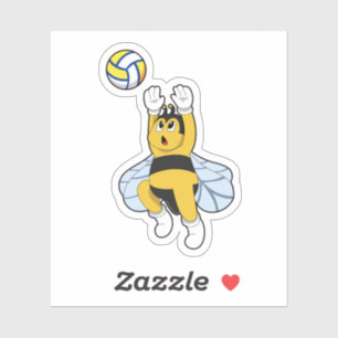 Bee at Volleyball Sports