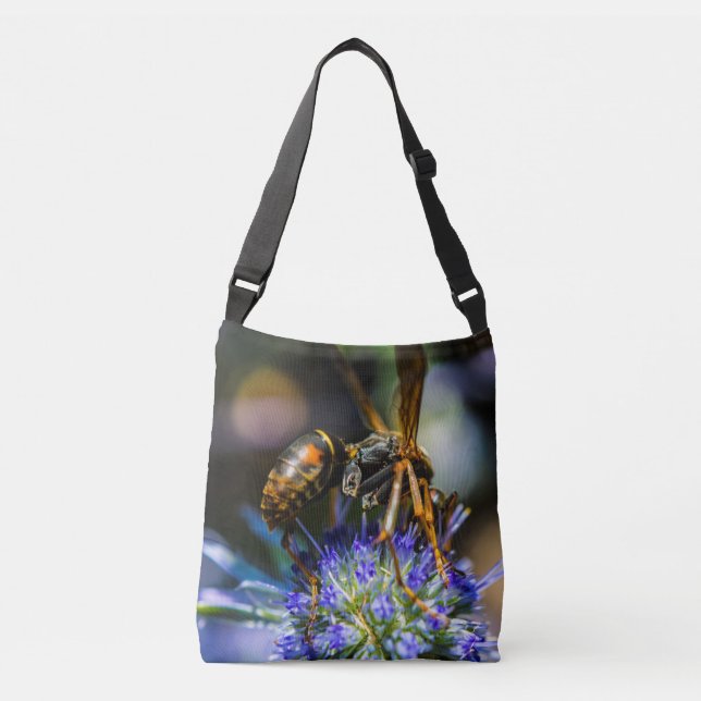 Bee Aware All-Over-Print Cross Body Bag (Front)