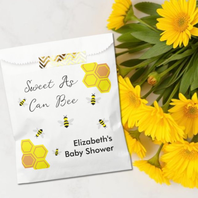 Bee Baby Shower Favour Bags (Creator Uploaded)