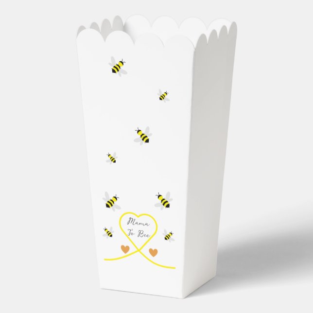 Bee Baby Shower Favour Box (Front)