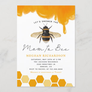 Bee Baby Shower Gender Neutral Invitation