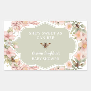 Bee Baby Shower Honey Favour Label