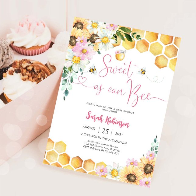 Bee Baby Shower Invitation (Creator Uploaded)
