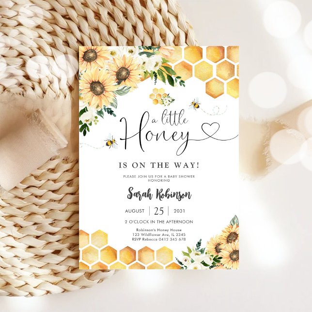 Bee Baby Shower Invitation (Creator Uploaded)