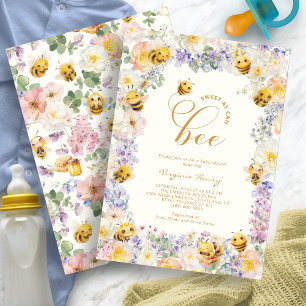 Bee Baby Shower Invitation