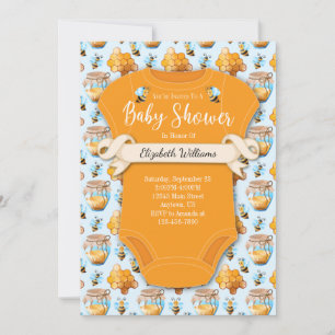 Bee Baby Shower Invitation