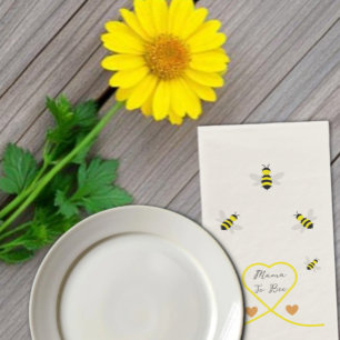 Bee Baby Shower Napkin