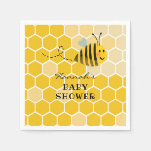 Bee Baby Shower Napkin