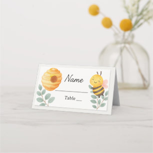 Bee Baby Shower Place Card 
