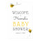 Bee Baby Shower Welcome Sign