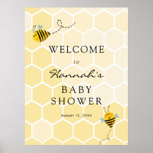 Bee Baby Shower Welcome Sign
