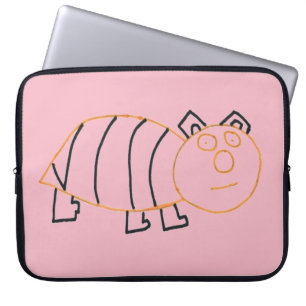 Bee Bear Laptop Sleeve