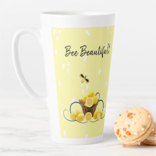 Bee Beautiful Latte Mug