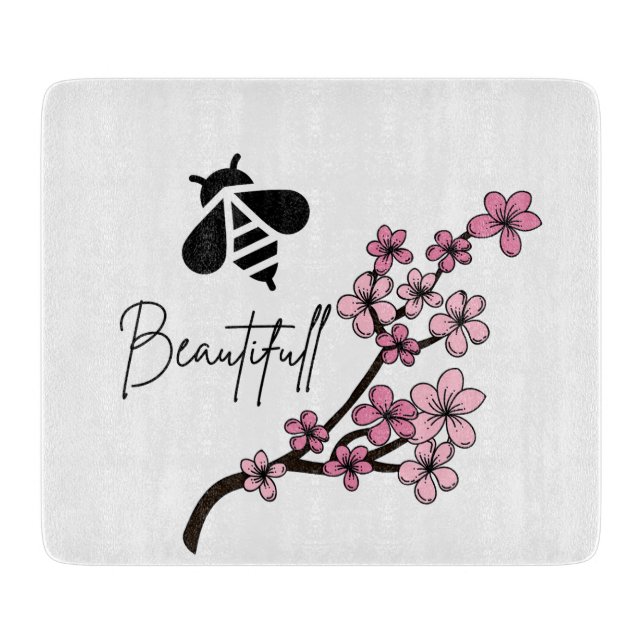 bee beautifull cutting board (Front)