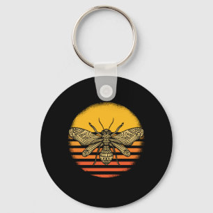 Bee Beekeeper Beekeeping Retro Gift Key Ring