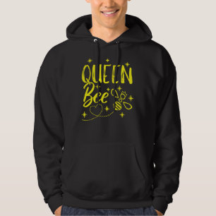 Bee Beekeeper Cute Beekeeper Queen Bee Crown Bee Q Hoodie