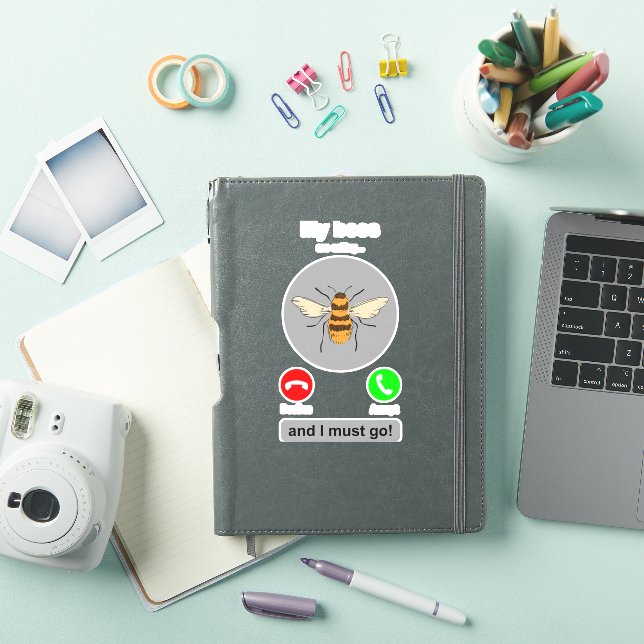 Bee Beekeeper Funny Bees Calling Apiarist Bee Love (iPad Cover)