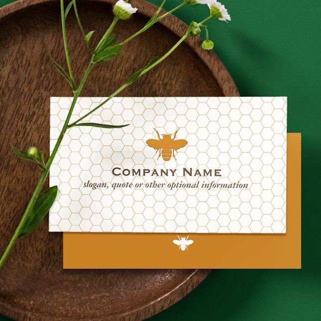 Bee BeeKeeper Honey Apairist Business Card (Creator Uploaded)