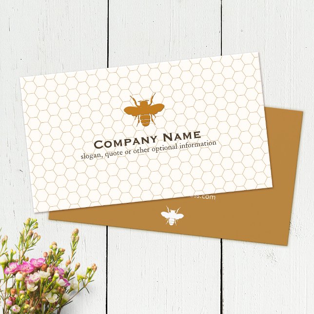 Bee BeeKeeper Honey Apairist Business Card (Creator Uploaded)