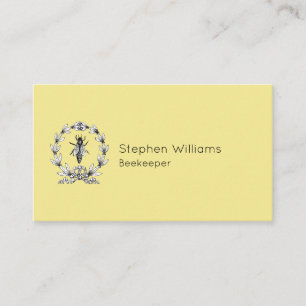 Bee BeeKeeper Honey Apairist   Queen Bee Business Card