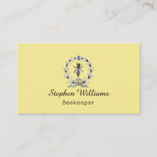 Bee BeeKeeper Honey Apairist Queen Bee Business Card