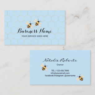 Bee Beekeeper Honey Business Card