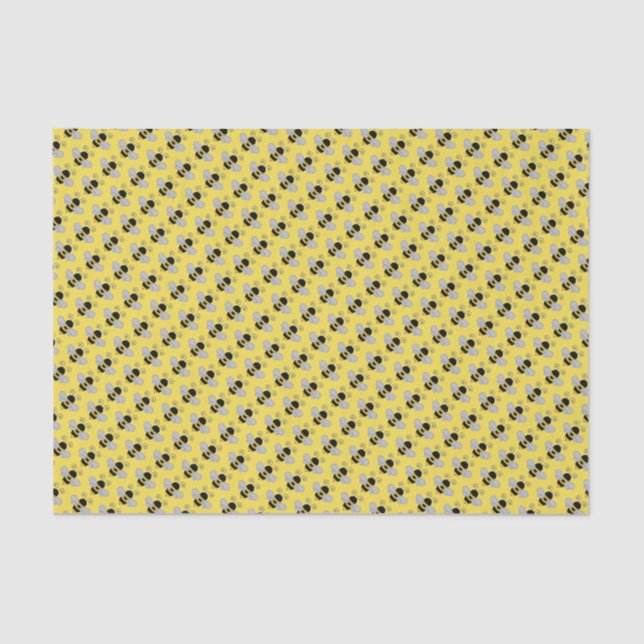 Bee Beekeeper Honey Hive Bees Tissue Paper (Front)