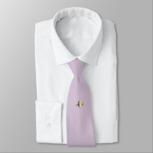 Bee – Biene –lilac tie – Krawatte